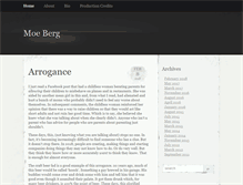 Tablet Screenshot of moeberg.ca